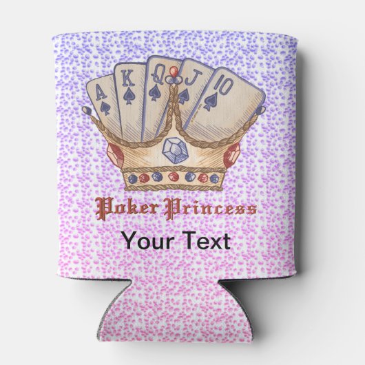 トランプのポーカープリンセスクーラーボックス 缶クーラー (裏面)