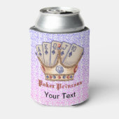 トランプのポーカープリンセスクーラーボックス 缶クーラー (缶裏面)