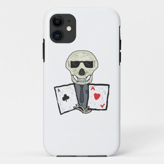 トランプのポーカープレイヤーエース Case-Mate iPhoneケース (裏面)