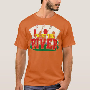 トランプのポーカープレイヤーデザイン賭博愛好家トラスト Tシャツ