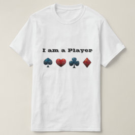トランプのポーカープレーヤーカードシャーク Tシャツ