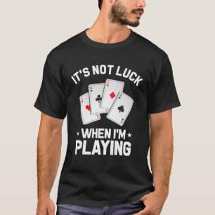 トランプのポーカープレーヤーギャンブ王室のラーフラッシュジャックポットピックポットB Tシャツ