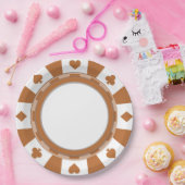 トランプのポーカープレーヤーパーティースタイル ペーパープレート (パーティー)