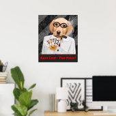 トランプのポーカーポスタ保ー- CALM -遊トランプのポーカー ポスター (ホームオフィス)