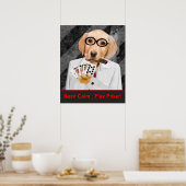 トランプのポーカーポスタ保ー- CALM -遊トランプのポーカー ポスター (キッチン)