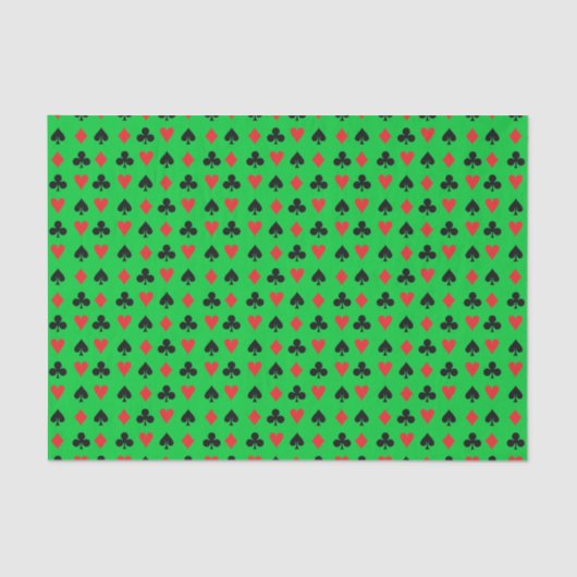 トランプのポーカーミニカードスーツ 薄葉紙 (正面)