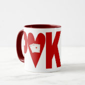 トランプのポーカーリンガーTマグ マグカップ (正面左)