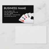 トランプのポーカー名刺 名刺 (正面/裏面)