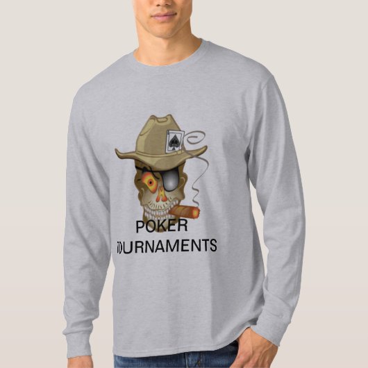 トランプのポーカー大会 Tシャツ (正面)