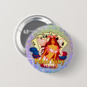 トランプのポーカー妖精のピン 缶バッジ (正面&裏面)