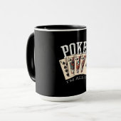 トランプのポーカー引用文 マグカップ (正面左)