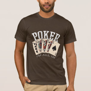 トランプのポーカー引用文 Tシャツ