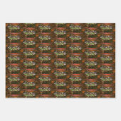 トランプのポーカー悔やみや弔慰ドッグ遊ズトランプのポーカーおもしろい ラッピングペーパーシート (正面3)