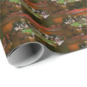 トランプのポーカー悔やみや弔慰ドッグ遊ズトランプのポーカーおもしろい ラッピングペーパー (ロールコーナー)