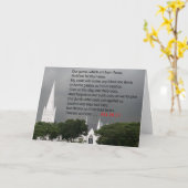トランプのポーカー祈りの言葉 カード (黄色い花)