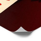 トランプのポーカー芸術 ポスター (角)