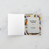 トランプのポーカー誕生日記念パーティーカード シーズンカード (内部)