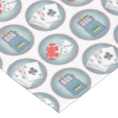 トランプのポーカー賭博トランプスロットマシン テーブルクロス (アングル)