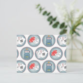 トランプのポーカー賭博トランプスロットマシン ポストカード (スタンド正面)