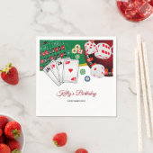 トランプのポーカー遊ズカード、カジノ、カクテル紙ナプキンス スタンダードカクテルナプキン (インサイチュ)