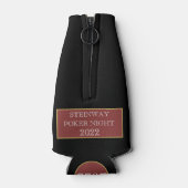 トランプのポーカー遊ズ・ドッグ ボトルクーラー (裏面)