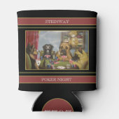 トランプのポーカー遊ズ・ドッグ 缶クーラー (裏面)