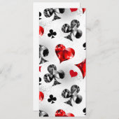 トランプのポーカー選手ギャンブラー遊のカードがラスベガスに似合う (正面/裏面)