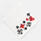 トランプのポーカー選手ギャンブラー遊のカードがラスベガスに似合う (コーナー)