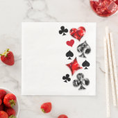 トランプのポーカー選手ギャンブラー遊のカードがラスベガスに似合う (インサイチュ)