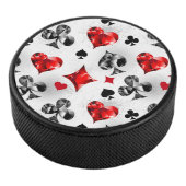 トランプのポーカー選手ギャンブラー遊のカードがラスベガスに似合う アイスホッケーパック (3/4)