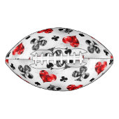 トランプのポーカー選手ギャンブラー遊のカードがラスベガスに似合う アメリカンフットボール (正面)