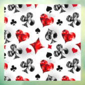 トランプのポーカー選手ギャンブラー遊のカードがラスベガスに似合う ウィンドウサイン (シート3)