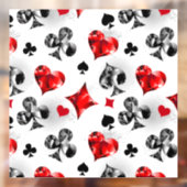 トランプのポーカー選手ギャンブラー遊のカードがラスベガスに似合う ウィンドウサイン (シート2)