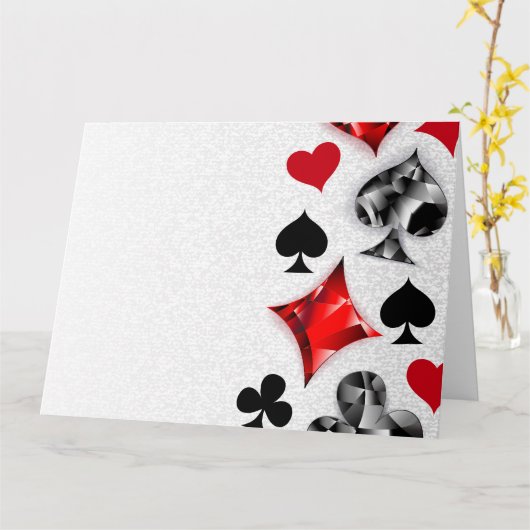 トランプのポーカー選手ギャンブラー遊のカードがラスベガスに似合う カード (黄色い花)