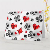 トランプのポーカー選手ギャンブラー遊のカードがラスベガスに似合う カード (黄色い花)