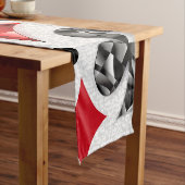 トランプのポーカー選手ギャンブラー遊のカードがラスベガスに似合う ショートテーブルランナー (インサイチュ)