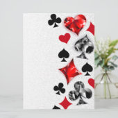 トランプのポーカー選手ギャンブラー遊のカードがラスベガスに似合う セーブザデート (スタンド正面)