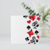 トランプのポーカー選手ギャンブラー遊のカードがラスベガスに似合う セーブザデート (スタンド正面)