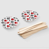 トランプのポーカー選手ギャンブラー遊のカードがラスベガスに似合う ハンドファン (組立なし)