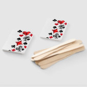 トランプのポーカー選手ギャンブラー遊のカードがラスベガスに似合う ハンドファン (組立なし)