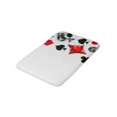 トランプのポーカー選手ギャンブラー遊のカードがラスベガスに似合う バスマット (アングル)