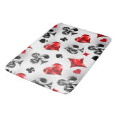 トランプのポーカー選手ギャンブラー遊のカードがラスベガスに似合う バスマット (アングル)