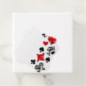 トランプのポーカー選手ギャンブラー遊のカードがラスベガスに似合う フェイバータグ (インサイチュ)