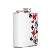 トランプのポーカー選手ギャンブラー遊のカードがラスベガスに似合う フラスク (右)