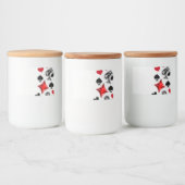 トランプのポーカー選手ギャンブラー遊のカードがラスベガスに似合う フードラベル (ボトル)