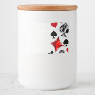 トランプのポーカー選手ギャンブラー遊のカードがラスベガスに似合う フードラベル