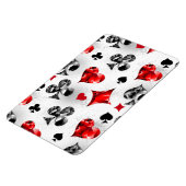 トランプのポーカー選手ギャンブラー遊のカードがラスベガスに似合う マグネット (左側)