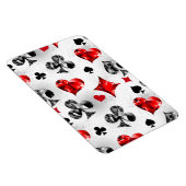 トランプのポーカー選手ギャンブラー遊のカードがラスベガスに似合う マグネット (右側)