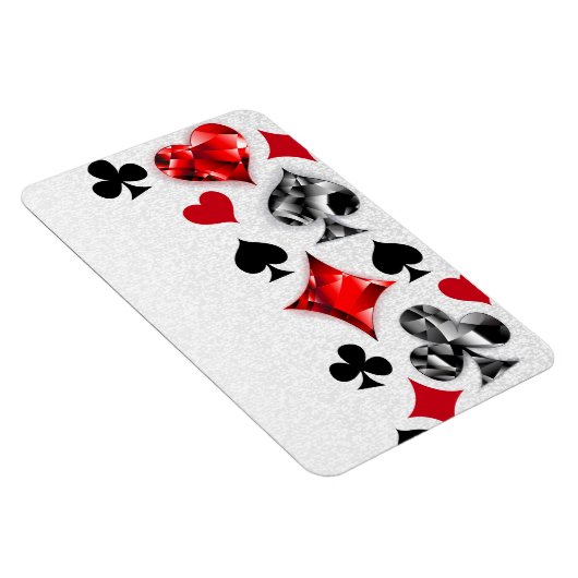 トランプのポーカー選手ギャンブラー遊のカードがラスベガスに似合う マグネット (右側)