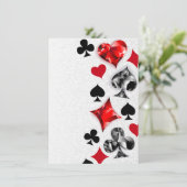 トランプのポーカー選手ギャンブラー遊のカードがラスベガスに似合う メニュー (スタンド正面)